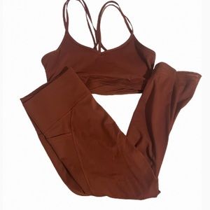 TARGET burgundy women’s athletic gym set yoga plus size bra top and leggings